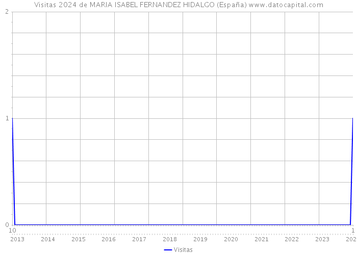 Visitas 2024 de MARIA ISABEL FERNANDEZ HIDALGO (España) 