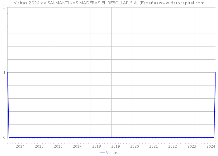 Visitas 2024 de SALMANTINAS MADERAS EL REBOLLAR S.A. (España) 