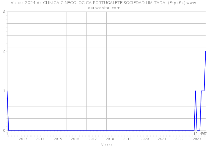 Visitas 2024 de CLINICA GINECOLOGICA PORTUGALETE SOCIEDAD LIMITADA. (España) 