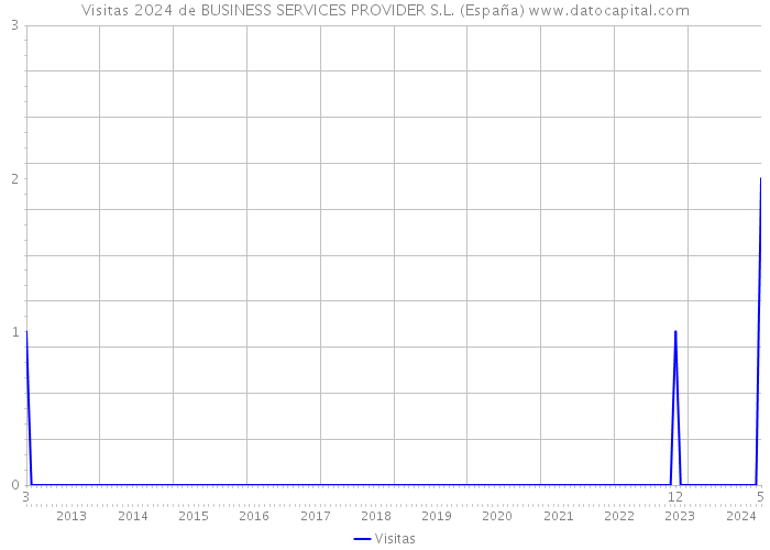 Visitas 2024 de BUSINESS SERVICES PROVIDER S.L. (España) 
