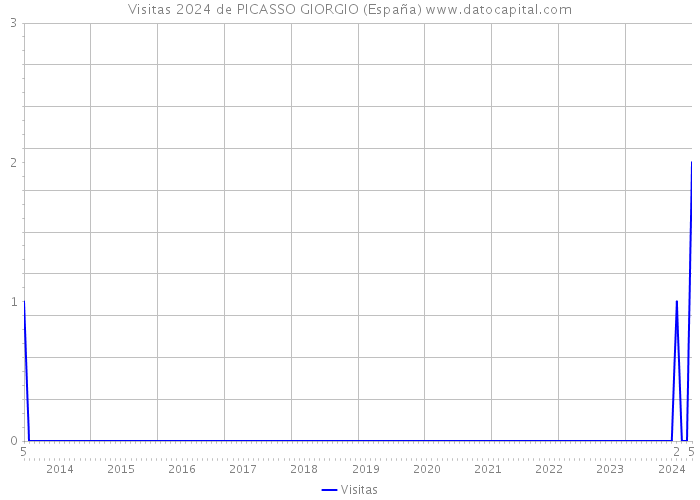 Visitas 2024 de PICASSO GIORGIO (España) 