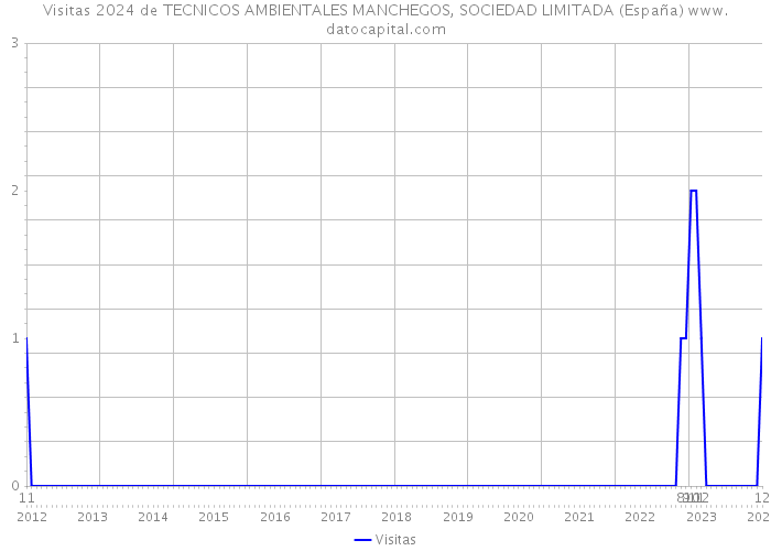 Visitas 2024 de TECNICOS AMBIENTALES MANCHEGOS, SOCIEDAD LIMITADA (España) 