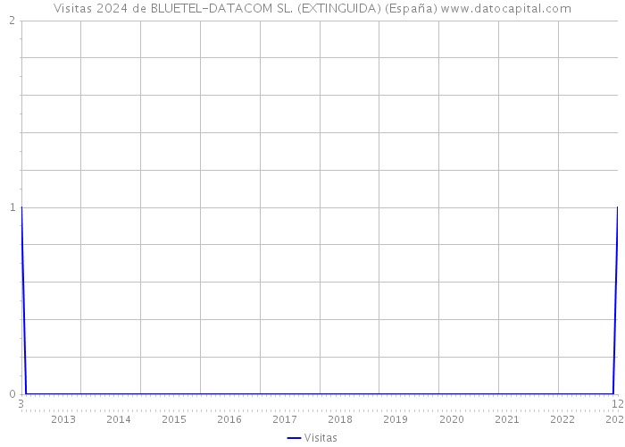 Visitas 2024 de BLUETEL-DATACOM SL. (EXTINGUIDA) (España) 