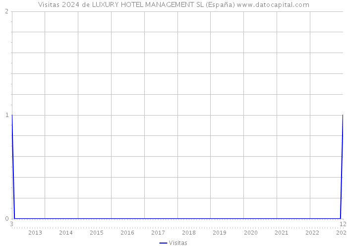 Visitas 2024 de LUXURY HOTEL MANAGEMENT SL (España) 