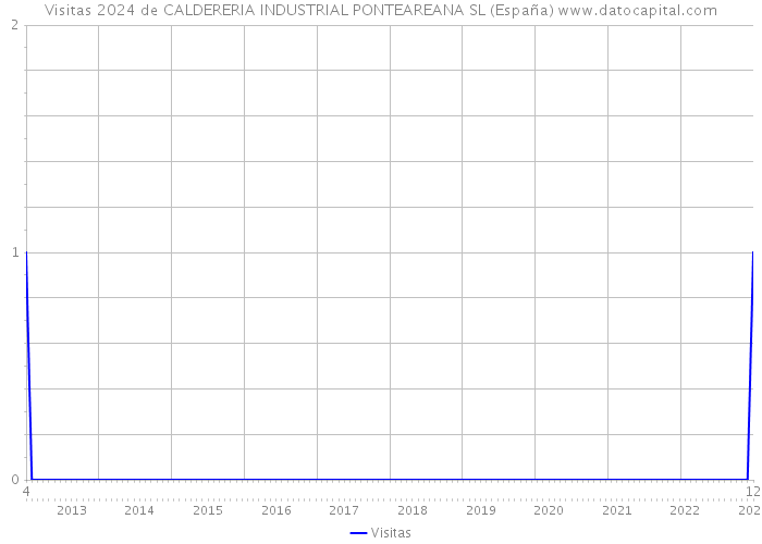 Visitas 2024 de CALDERERIA INDUSTRIAL PONTEAREANA SL (España) 
