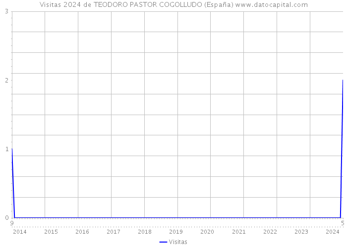 Visitas 2024 de TEODORO PASTOR COGOLLUDO (España) 
