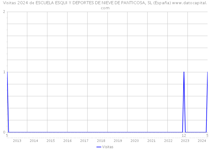 Visitas 2024 de ESCUELA ESQUI Y DEPORTES DE NIEVE DE PANTICOSA, SL (España) 