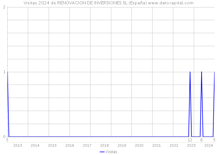 Visitas 2024 de RENOVACION DE INVERSIONES SL (España) 