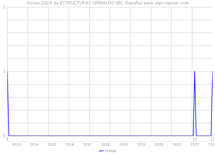 Visitas 2024 de EXTRUCTURAS GRIMALDO SRL (España) 
