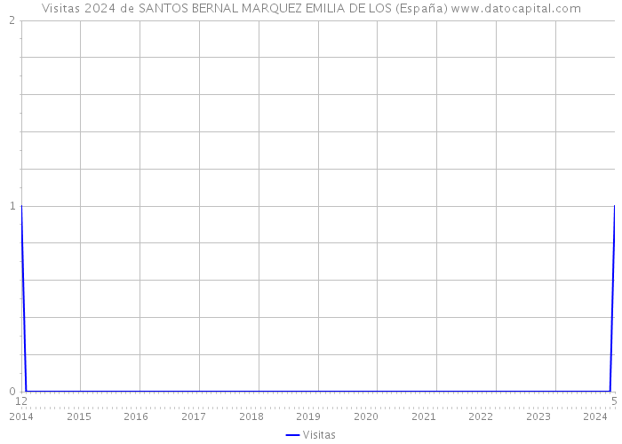 Visitas 2024 de SANTOS BERNAL MARQUEZ EMILIA DE LOS (España) 