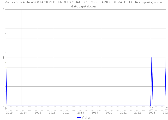 Visitas 2024 de ASOCIACION DE PROFESIONALES Y EMPRESARIOS DE VALDILECHA (España) 