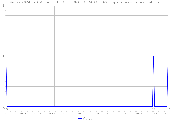 Visitas 2024 de ASOCIACION PROFESIONAL DE RADIO-TAXI (España) 