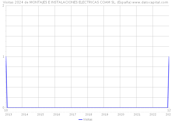 Visitas 2024 de MONTAJES E INSTALACIONES ELECTRICAS COAM SL. (España) 