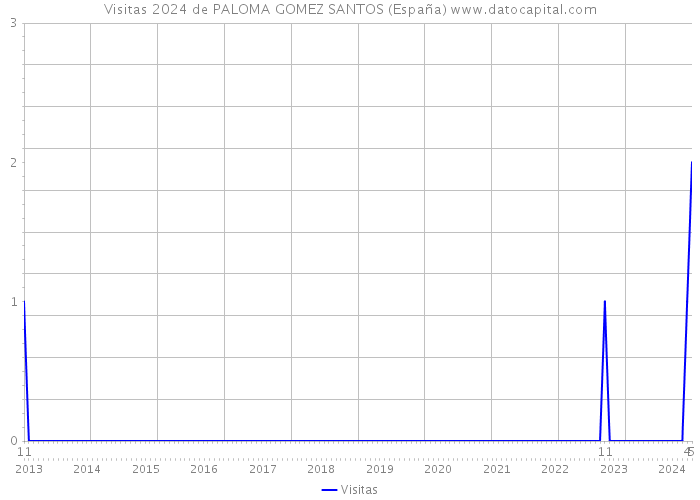 Visitas 2024 de PALOMA GOMEZ SANTOS (España) 