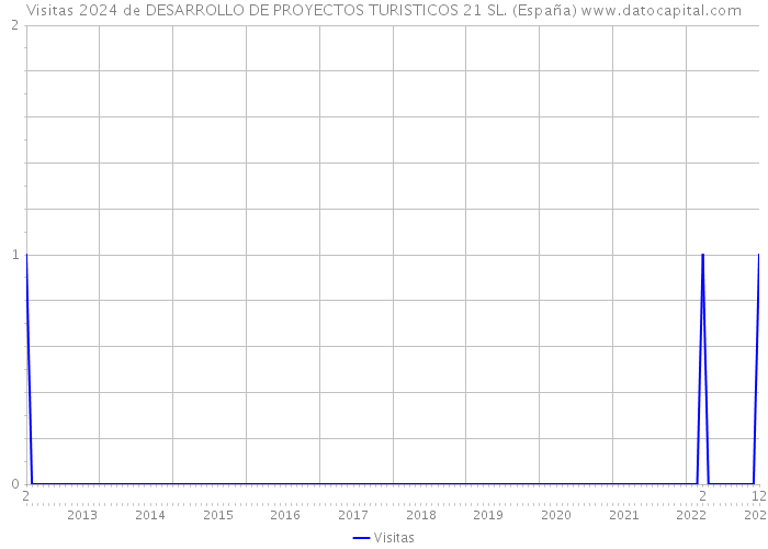 Visitas 2024 de DESARROLLO DE PROYECTOS TURISTICOS 21 SL. (España) 