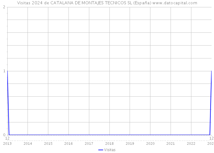 Visitas 2024 de CATALANA DE MONTAJES TECNICOS SL (España) 