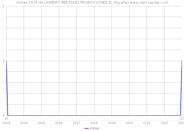 Visitas 2024 de LAMEIRO BERTOLEZ PROMOCIONES SL (España) 