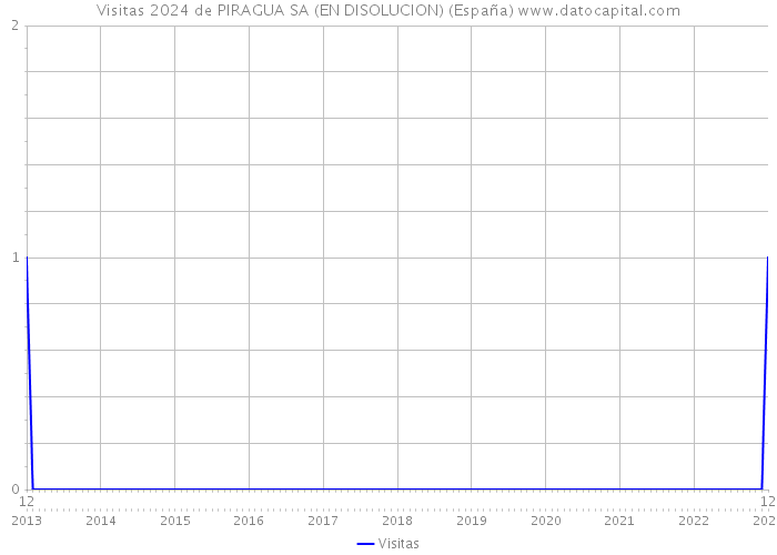 Visitas 2024 de PIRAGUA SA (EN DISOLUCION) (España) 