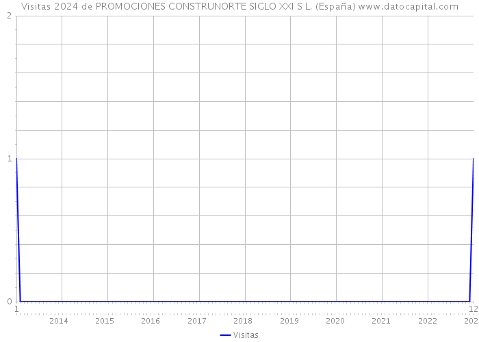 Visitas 2024 de PROMOCIONES CONSTRUNORTE SIGLO XXI S L. (España) 