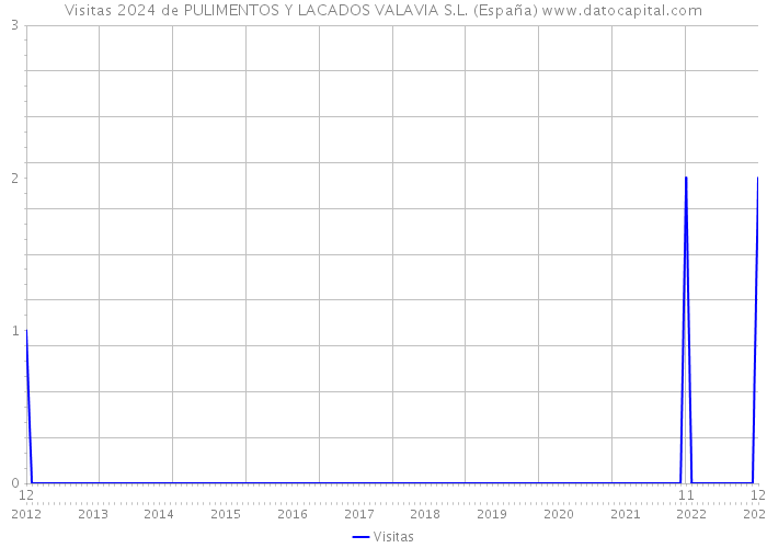 Visitas 2024 de PULIMENTOS Y LACADOS VALAVIA S.L. (España) 