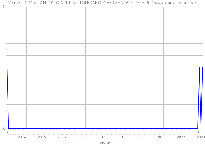 Visitas 2024 de ANTONIO AGUILAR TOLEDANO Y HERMANOS SL (España) 