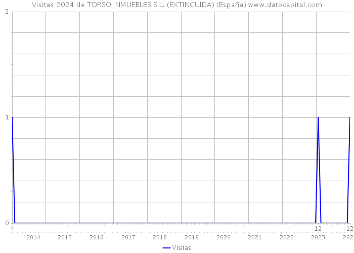 Visitas 2024 de TORSO INMUEBLES S.L. (EXTINGUIDA) (España) 