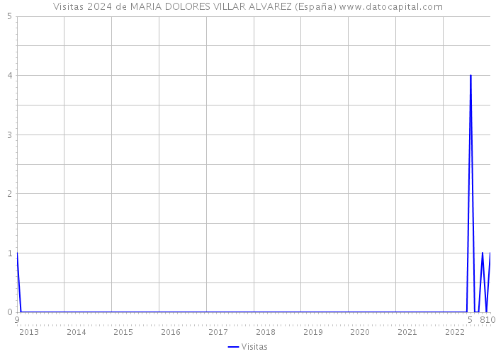 Visitas 2024 de MARIA DOLORES VILLAR ALVAREZ (España) 