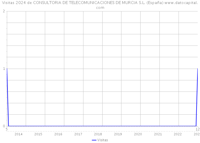 Visitas 2024 de CONSULTORIA DE TELECOMUNICACIONES DE MURCIA S.L. (España) 