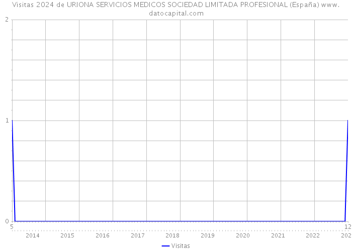 Visitas 2024 de URIONA SERVICIOS MEDICOS SOCIEDAD LIMITADA PROFESIONAL (España) 