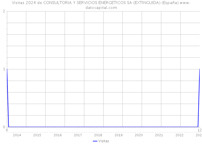 Visitas 2024 de CONSULTORIA Y SERVICIOS ENERGETICOS SA (EXTINGUIDA) (España) 
