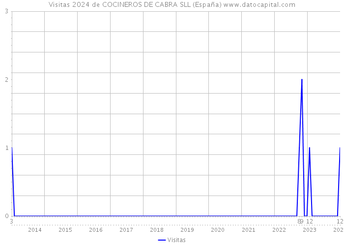 Visitas 2024 de COCINEROS DE CABRA SLL (España) 