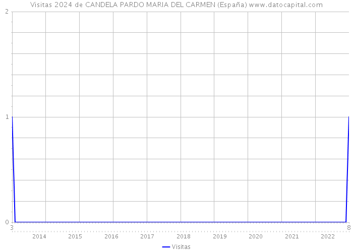 Visitas 2024 de CANDELA PARDO MARIA DEL CARMEN (España) 