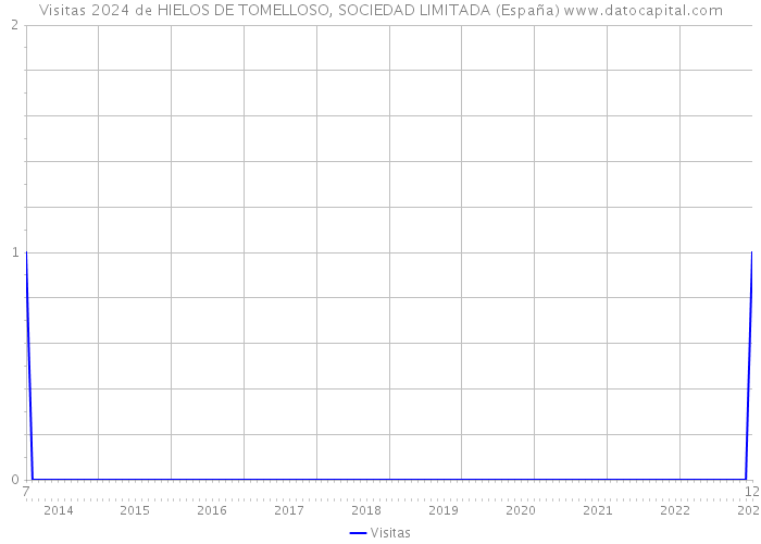 Visitas 2024 de HIELOS DE TOMELLOSO, SOCIEDAD LIMITADA (España) 
