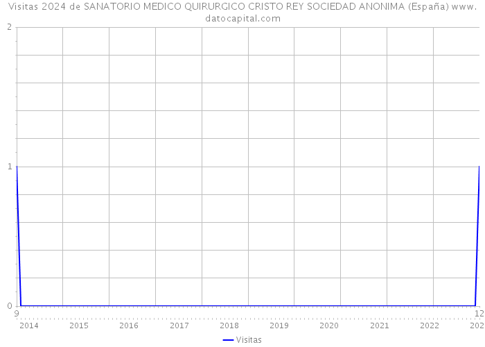 Visitas 2024 de SANATORIO MEDICO QUIRURGICO CRISTO REY SOCIEDAD ANONIMA (España) 
