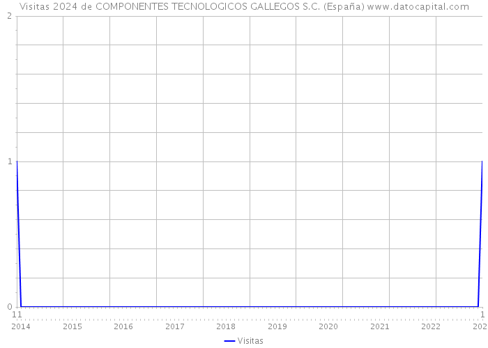 Visitas 2024 de COMPONENTES TECNOLOGICOS GALLEGOS S.C. (España) 