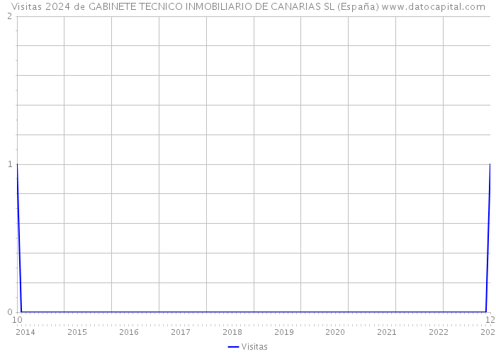 Visitas 2024 de GABINETE TECNICO INMOBILIARIO DE CANARIAS SL (España) 