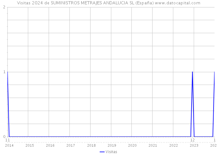 Visitas 2024 de SUMINISTROS METRAJES ANDALUCIA SL (España) 