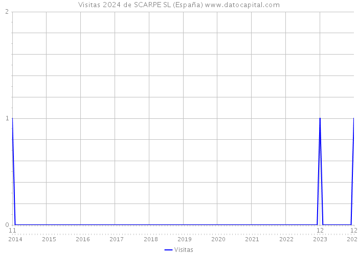 Visitas 2024 de SCARPE SL (España) 