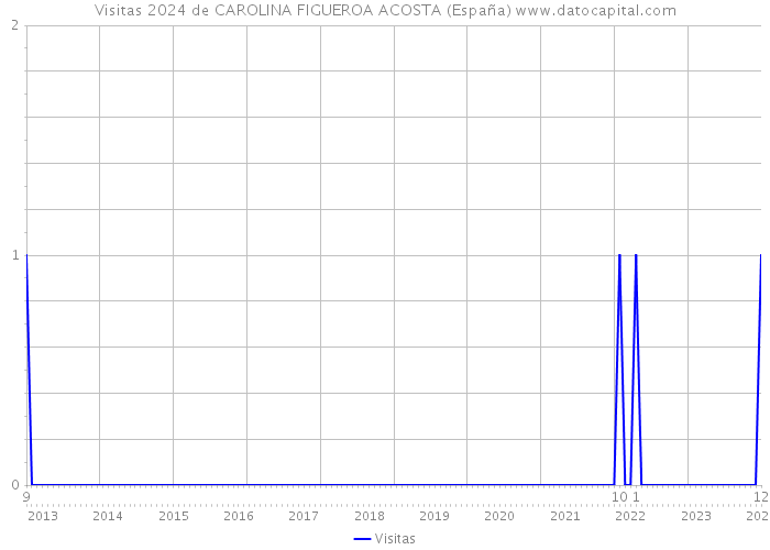 Visitas 2024 de CAROLINA FIGUEROA ACOSTA (España) 