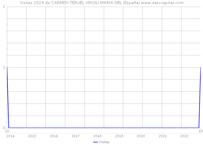 Visitas 2024 de CARMEN TERUEL VIRGILI MARIA DEL (España) 