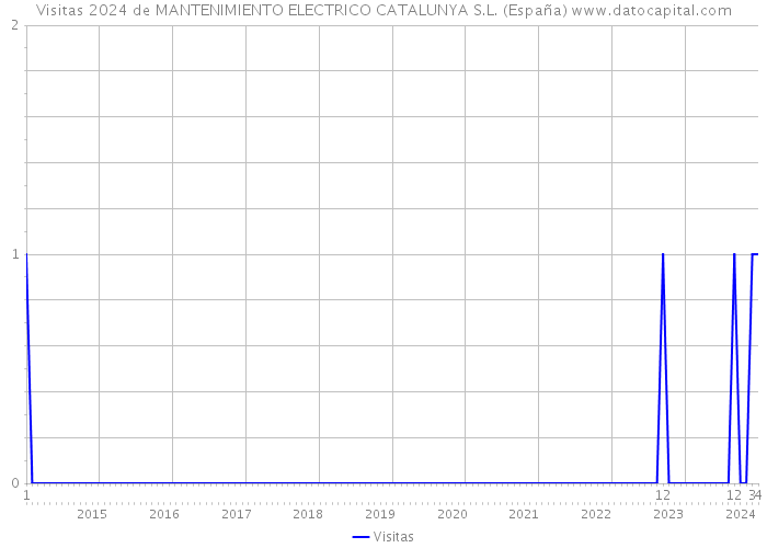 Visitas 2024 de MANTENIMIENTO ELECTRICO CATALUNYA S.L. (España) 