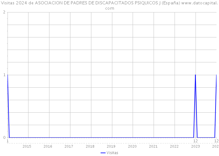 Visitas 2024 de ASOCIACION DE PADRES DE DISCAPACITADOS PSIQUICOS J (España) 