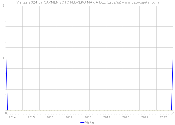 Visitas 2024 de CARMEN SOTO PEDRERO MARIA DEL (España) 