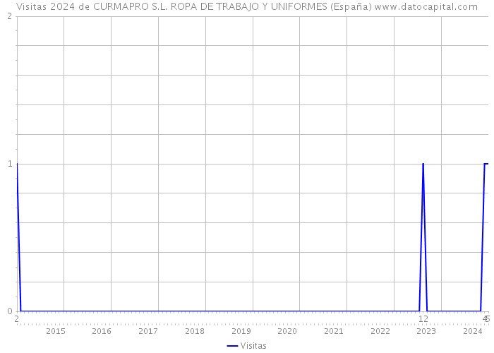 Visitas 2024 de CURMAPRO S.L. ROPA DE TRABAJO Y UNIFORMES (España) 