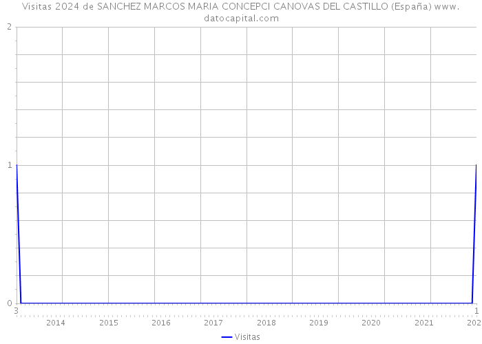 Visitas 2024 de SANCHEZ MARCOS MARIA CONCEPCI CANOVAS DEL CASTILLO (España) 