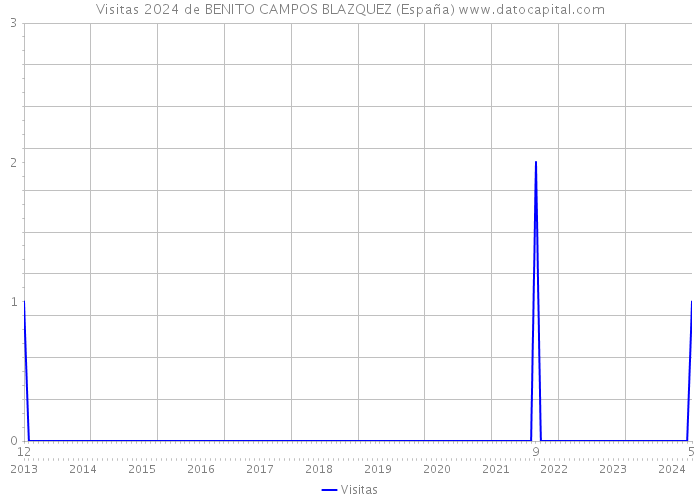 Visitas 2024 de BENITO CAMPOS BLAZQUEZ (España) 