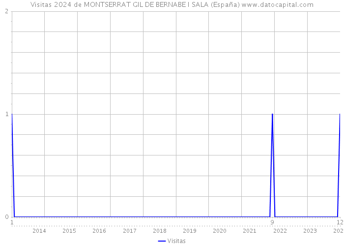 Visitas 2024 de MONTSERRAT GIL DE BERNABE I SALA (España) 