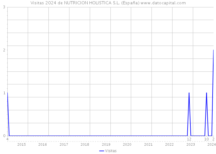 Visitas 2024 de NUTRICION HOLISTICA S.L. (España) 