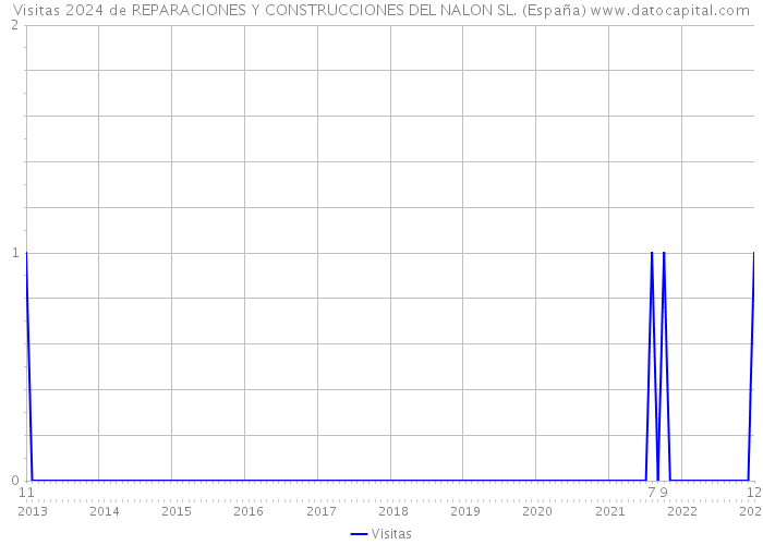 Visitas 2024 de REPARACIONES Y CONSTRUCCIONES DEL NALON SL. (España) 