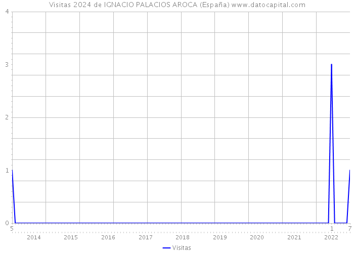 Visitas 2024 de IGNACIO PALACIOS AROCA (España) 